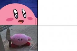 Canny Kirby Meme Template