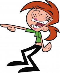 Vicky from Fairly Odd Parents Laughing Meme Template