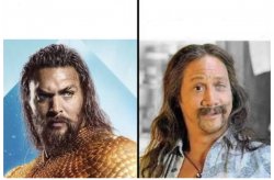 Aquaman VS Stoned Guy Meme Template