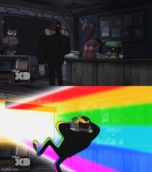 Stan Pines Blind by Rainbow Meme Template
