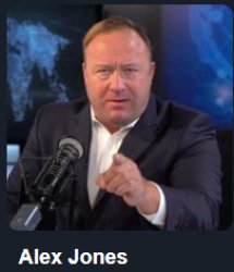 Alex Jones Pointing w/caption Meme Template