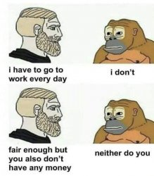 Man and monkey Meme Template