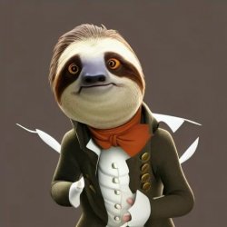 sloth Alexander Hamilton Meme Template