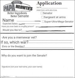 Join the Senate Meme Template
