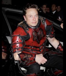 Elon Red Armor, I don't usually Meme Template