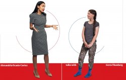 AOC and Greta Meme Template