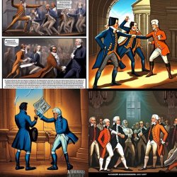 Alexander Hamilton crushes Andrew Jackson in a rap battle Meme Template