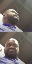 Shaq Stare Meme Template