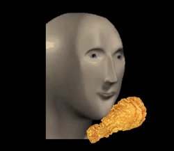 Stonks chicken Meme Template