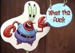 Krabs WTF Meme Template