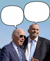 Biden and Fetterman Meme Template