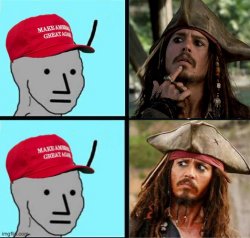 maga npc sparrow Meme Template