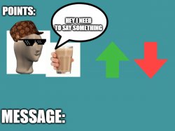 copycatdude's announcement template Meme Template