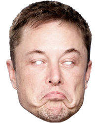 Elon Head Meme Template