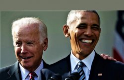 Obama and Biden laughing Meme Template