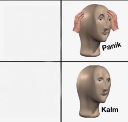 Panik Kalm Meme Template