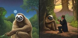 Sloth waits on a British Mormon to make Congress picks Meme Template