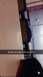 bande de batards on est que 2 Meme Template