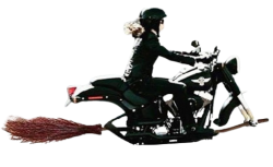 Witch Motorcycle Brook Meme Template