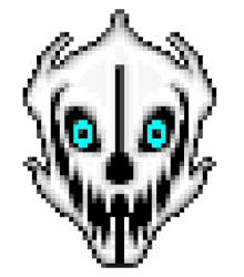 gaster blaster Meme Template