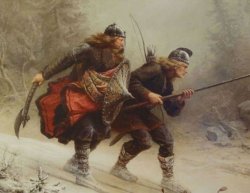 Vikings in snow Meme Template