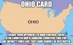 Get sent to Ohio Meme Template