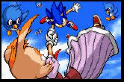 Sonic saves Vanilla Meme Template