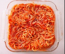 Spaghetti with sauce Meme Template