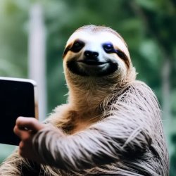 sloth patiently explaining to elon musk how social media works Meme Template