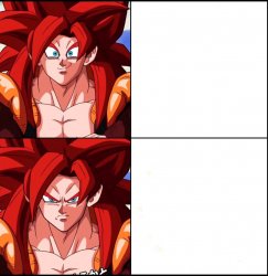 Gogeta React Meme Template