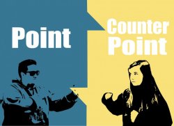 Point counterpoint Meme Template