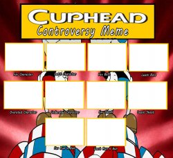 Cuphead Controversy Meme Template