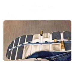 shoe casing Meme Template