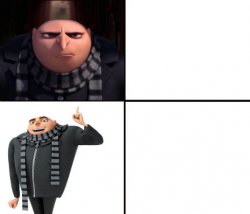 Gru Hotline Bling Meme Template