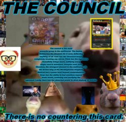 The Council Card Meme Template