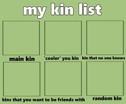 goofy ahh kinnie list Meme Template