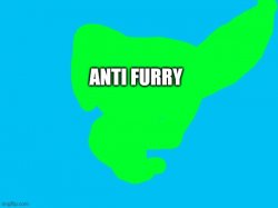 Anti furry map Meme Template