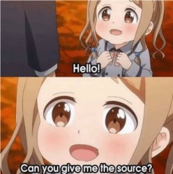 can you give me the sauce (anime) Meme Template