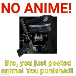 Mr. No anime Meme Template