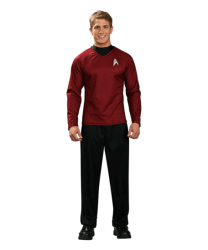 Star Trek Red Shirt Security Officer Transparent Background Meme Template