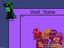 Void_Yoine's Annoucement Meme Template