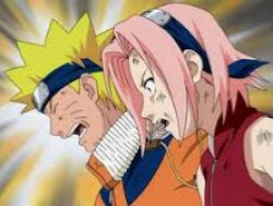 Naruto and Sakura shocked Meme Template