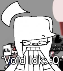 Void Idk but surprised Meme Template