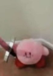 Evil Kirby Meme Template