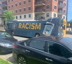 Racism Bus Meme Template