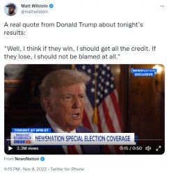 A real quote from Donald Trump about the 2022 midterms Meme Template