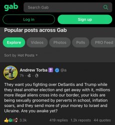 Andrew Torba of Gab reacts to 2022 midterms Meme Template