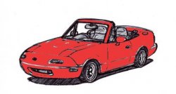 miata drawing Meme Template