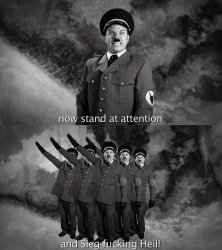 Now stand at attention Meme Template