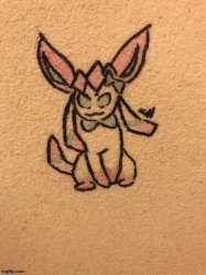 sylceon drawn by acid Meme Template